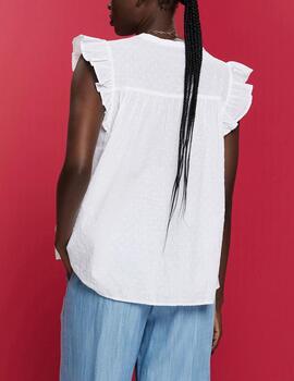 Blusa Esprit blanco