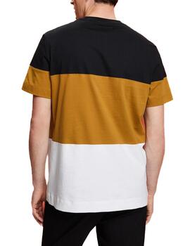 Camiseta Esprit colorblock multi