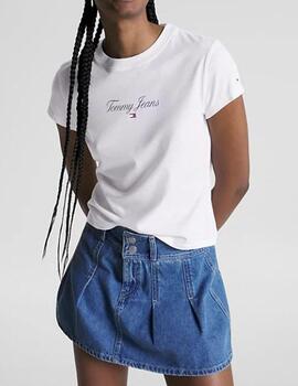 Camiseta Tommy Jeans logo blanco