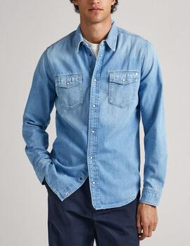 Camisa Pepe Jeans Hammond azul