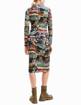 Vestido Desigual tapestry Lacroix