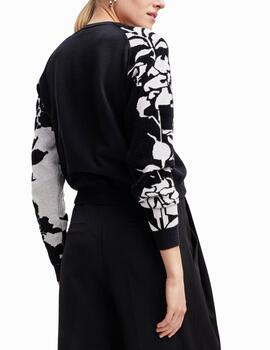 Jersey Desigual combinado negro