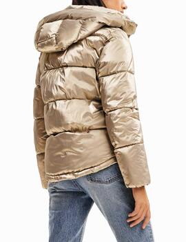 Chaqueta Desigual acolchada crema