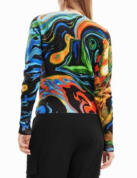 Jersey Desigual marmoleado Lacroix multi