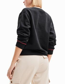 Sudadera Desigual cara negro