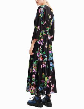 Vestido Desigual largo estampado Lacroix