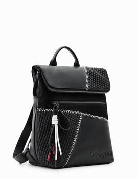 Mochila Desigual patch negro