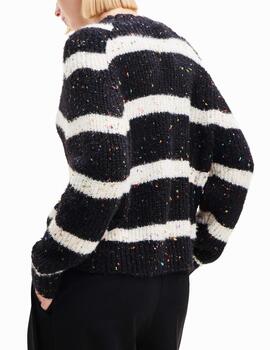 Jersey Desigual oversize rayas