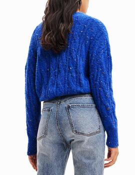 Jersey Desigual oversize azul