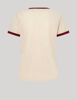 Camiseta Pepe Jeans estampada beige