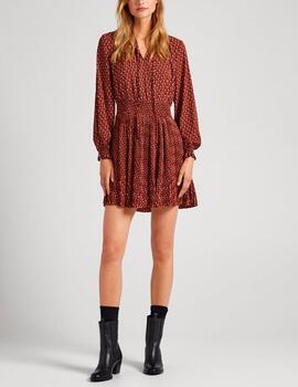 Vestido Pepe Jeans plisado multi
