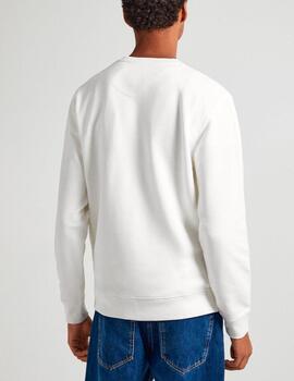 Sudadera Pepe Jeans logo blanco