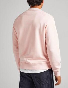 Sudadera Pepe Jeans logo rosa