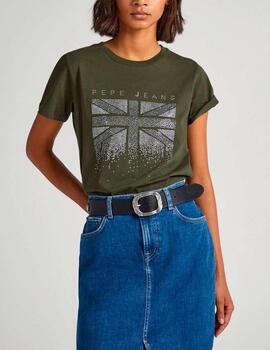 Camiseta Pepe Jeans bandera verde