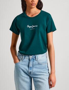 Camiseta Pepe Jeans logo verde