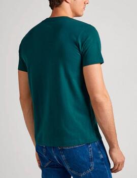 Camiseta Pepe Jeans logo verde