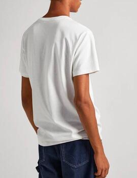 Camiseta Pepe Jeans estampada blanco