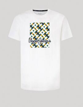 Camiseta Pepe Jeans estampada blanco