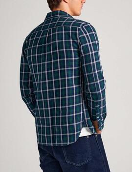 Camisa Pepe Jeans cuadros verde