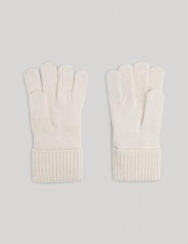 Guantes Pepe Jeans punto blanco