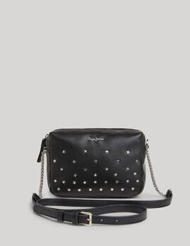 Bolso Pepe Jeans estrellas negro