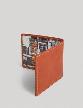 Cartera Pepe Jeans piel coñac