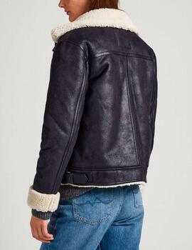 Cazadora biker Pepe Jeans negro