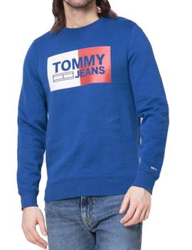 Sudadera Tommy Jeans logo azul