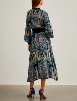 Vestido Lion of Porches estampado