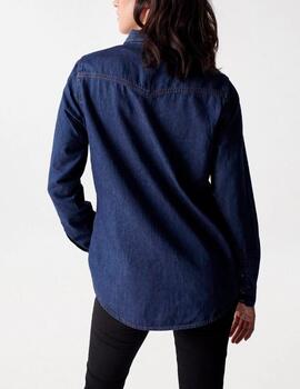 Camisa vaquera Salsa azul