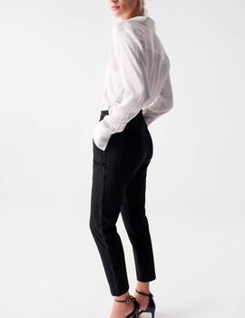 Camisa Salsa satinada blanco