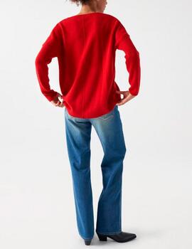 Jersey Salsa lana rojo