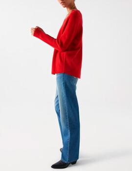 Jersey Salsa lana rojo