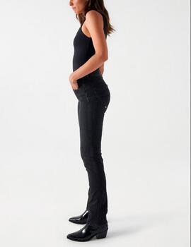 Pantalón vaquero Salsa Secret Push In slim negro