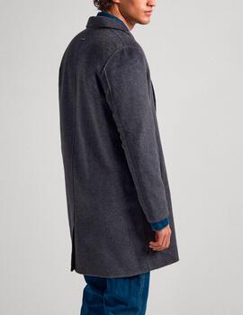 Abrigo de lana Pepe Jeans gris