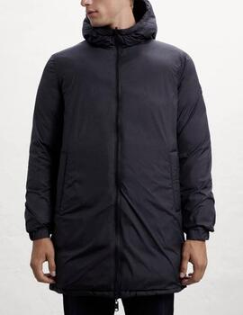 Abrigo Ecoalf acolchado reversible khaki