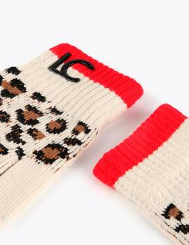 Guantes Lola Casademunt animal print