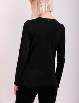 Camiseta Mimi Mua estampada negro