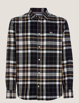 Camisa Tommy Jeans cuadros franela