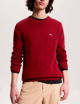 Jersey Tommy Jeans rojo