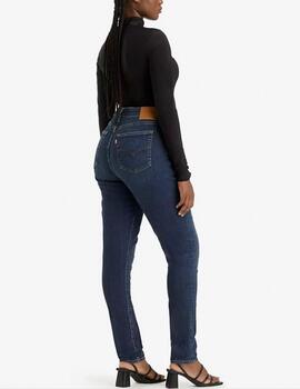 Pantalón vaquero Levis 721 tiro alto azul medio