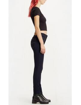 Pantalón vaquero Levis 721 tiro alto azul oscuro