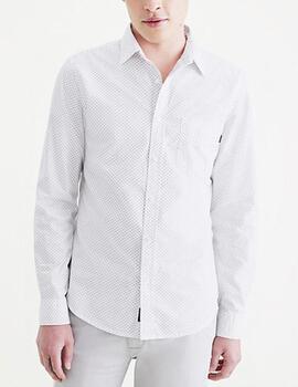 Camisa Dockers microestampada blanco