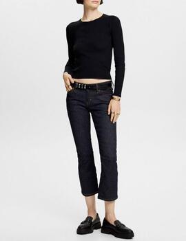 Pantalón vaquero Esprit cropped oscuro