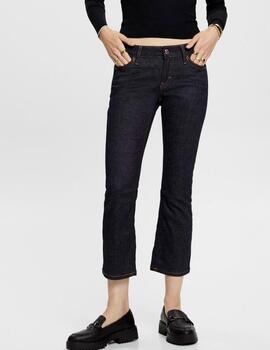 Pantalón vaquero Esprit cropped oscuro