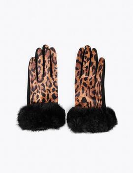 Guantes Lola Casademunt animal print