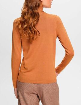 Jersey Esprit cuello alto camel