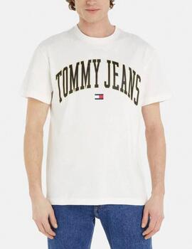 Camiseta Tommy Jeans logo blanco
