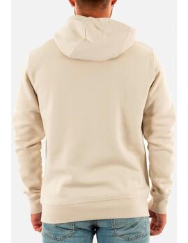 Sudadera Tommy Jeans logo beige