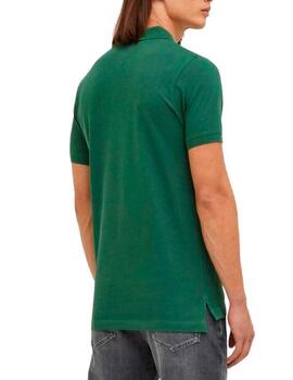 Polo Tommy Jeans logo verde